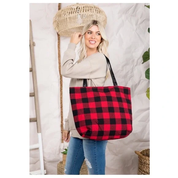 Red and black Tote - Picture 1 of 2